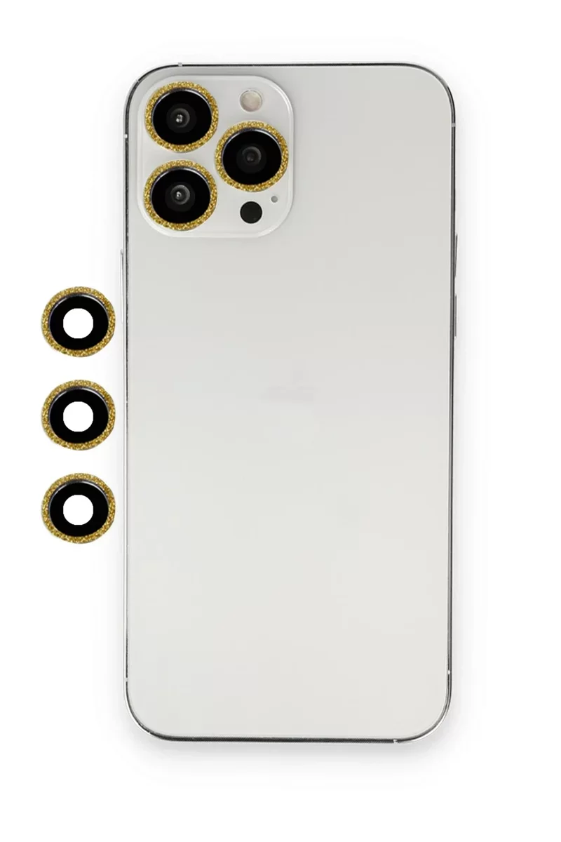 Newface iPhone 13 Pro Max Shine Kamera Lens - Gold