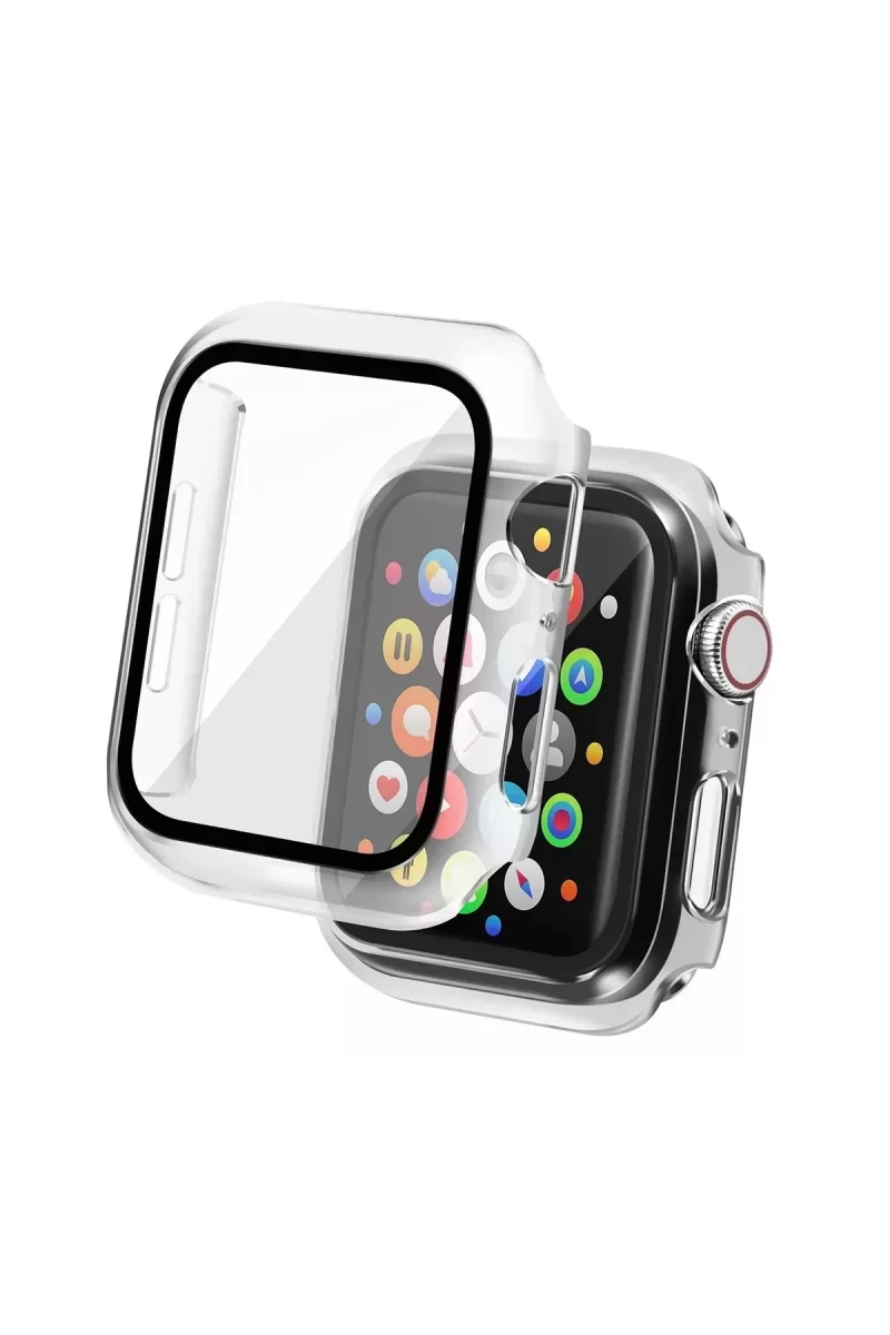 Newface Apple Watch 38mm Camlı Kasa Ekran Koruyucu - Şeffaf