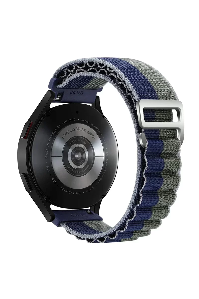 Newface Watch 20mm KR410 Kumaş Kordon - Lacivert-Yeşil