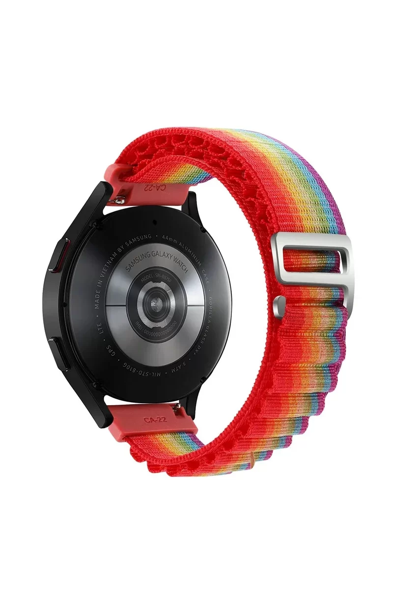 Newface Watch 20mm KR410 Kumaş Kordon - Gökkuşağı 1