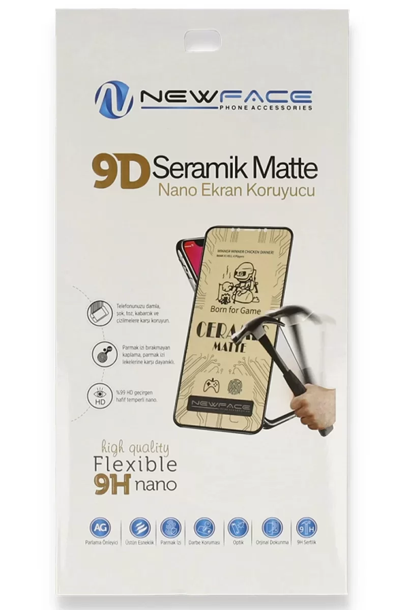 Newface Samsung Galaxy M52 5G Mat Seramik Nano Ekran Koruyucu