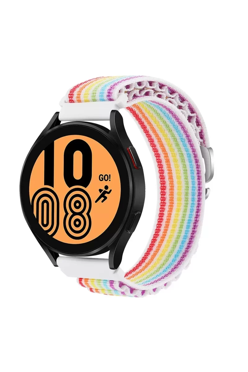 Newface Watch 22mm KR410 Kumaş Kordon - Gökkuşağı