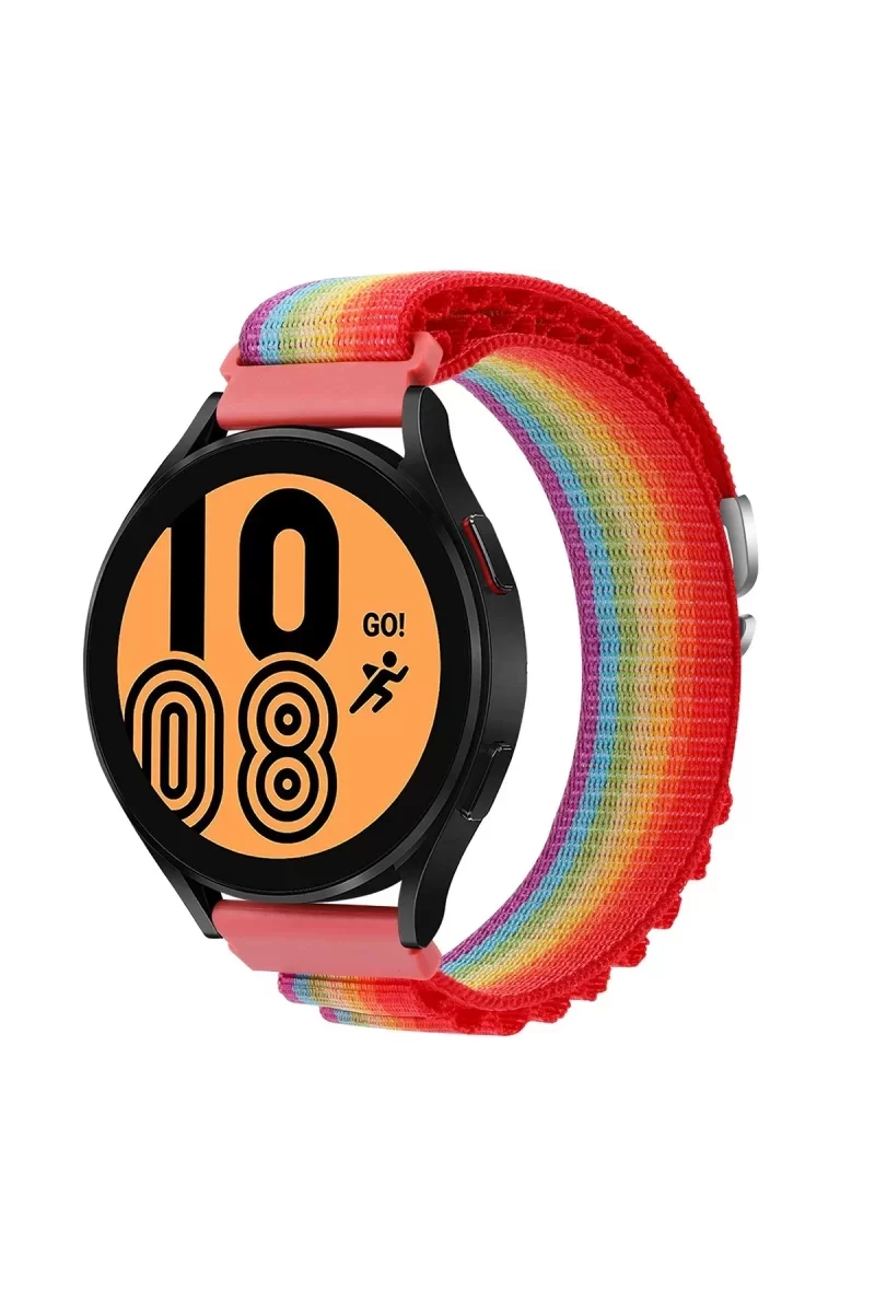 Newface Watch 22mm KR410 Kumaş Kordon - Gökkuşağı 1