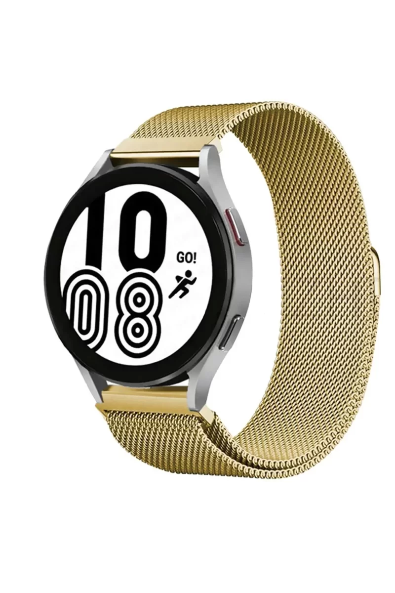 Newface Watch 22mm Metal Mıknatıslı Kordon - Gold