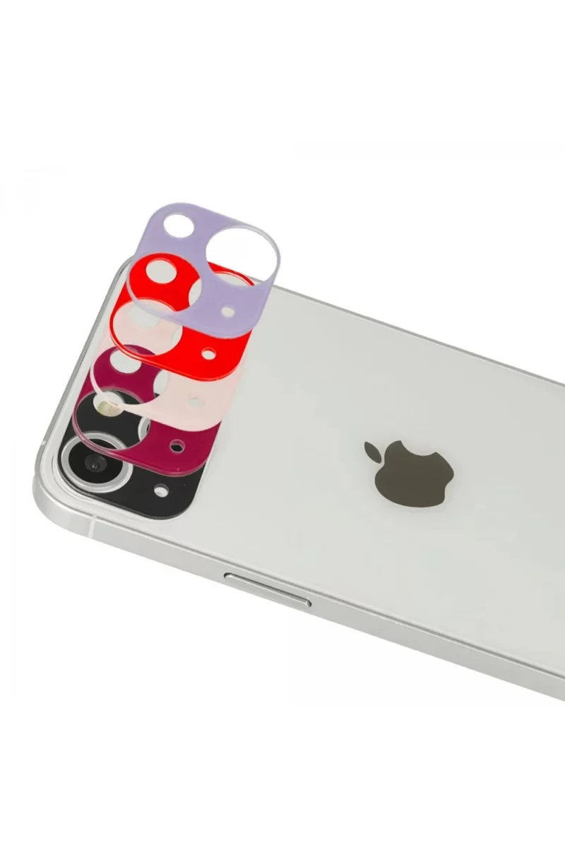 Newface iPhone 13 Rainbow Kamera Lens Koruma Cam - Rose Gold