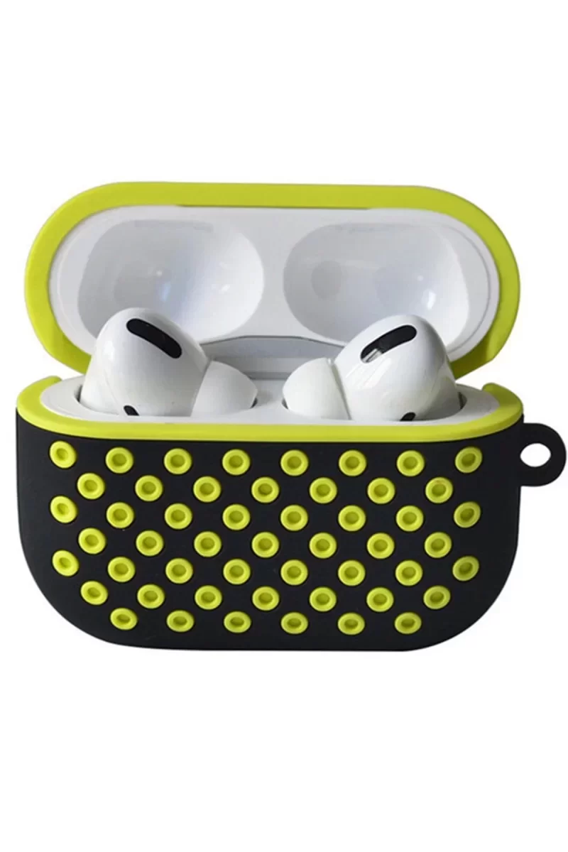 Newface Airpods Pro 2 (2.nesil) Spor Delikli Kılıf - Siyah-Sarı