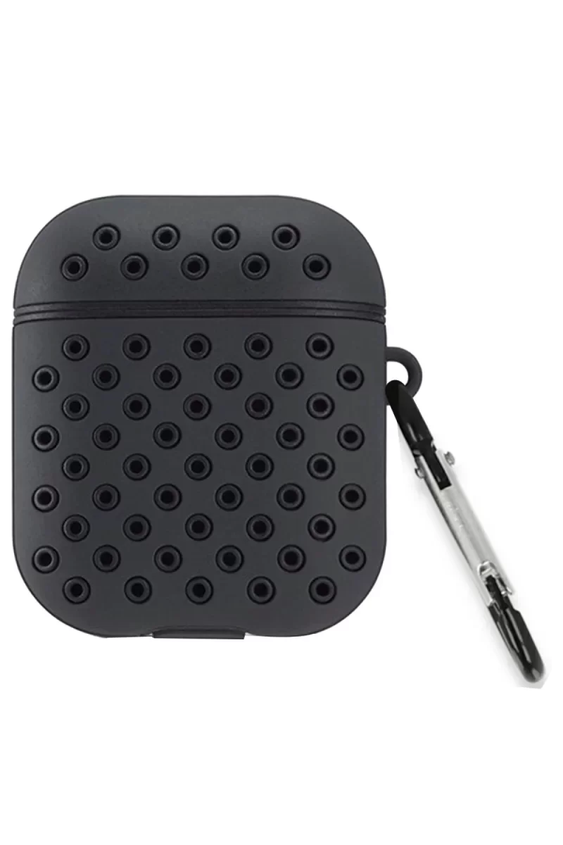 Newface Airpods 3 (3.nesil) Spor Delikli Kılıf - Siyah-Siyah