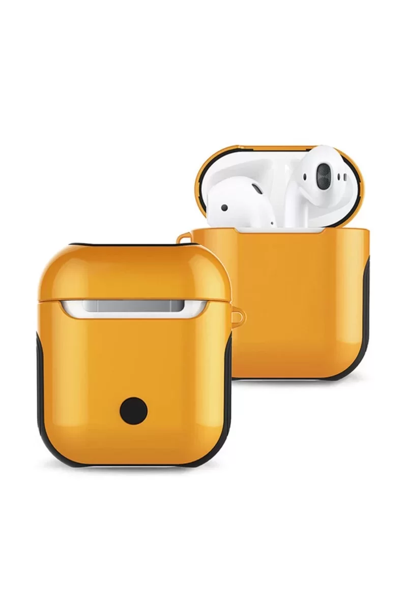 Newface Airpods 2 (2.nesil) 3in1 Kılıf - Sarı