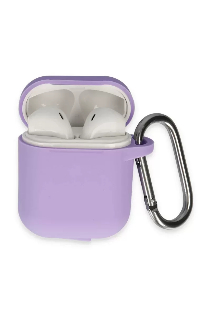 Newface Airpods 2 (2.nesil) Hang Kılıf - Lila