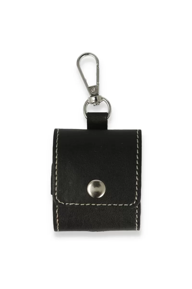 Newface Airpods 2 (2.nesil) Askılı Kılıf - Siyah