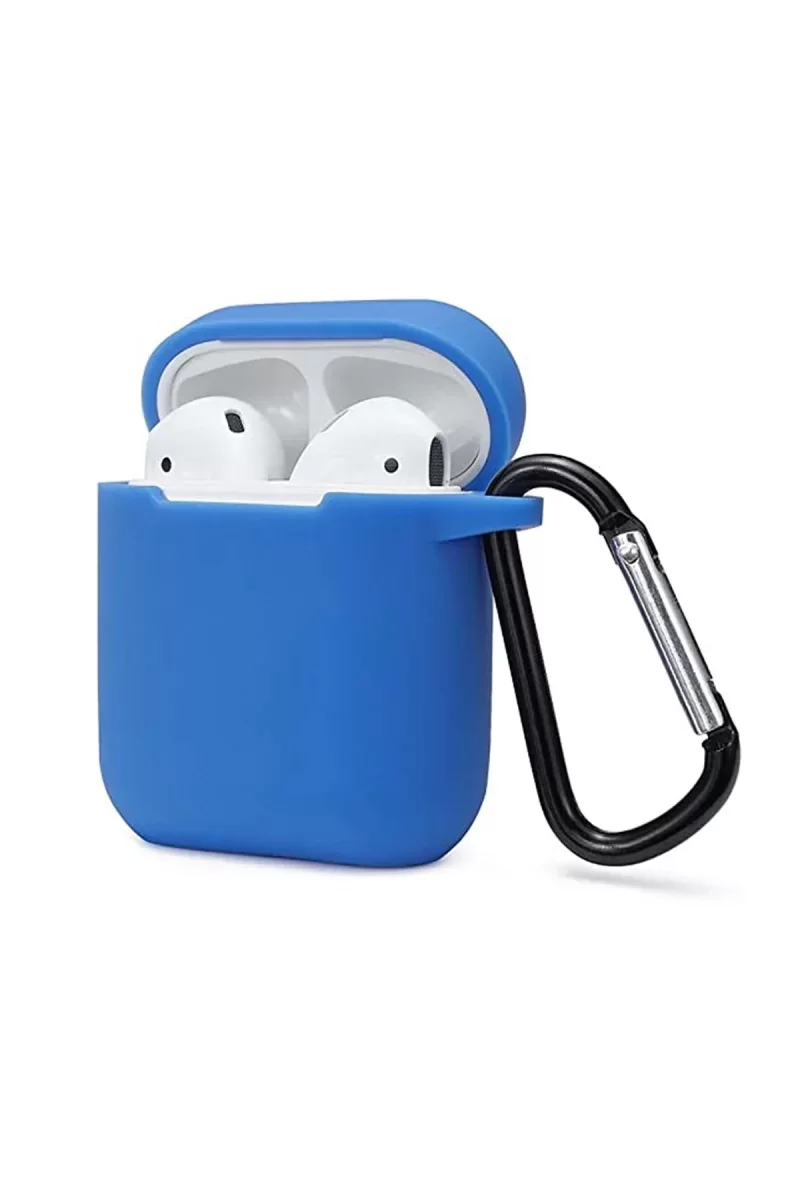 Newface Airpods 2 (2.nesil) Sert Silikon Kılıf - Mavi