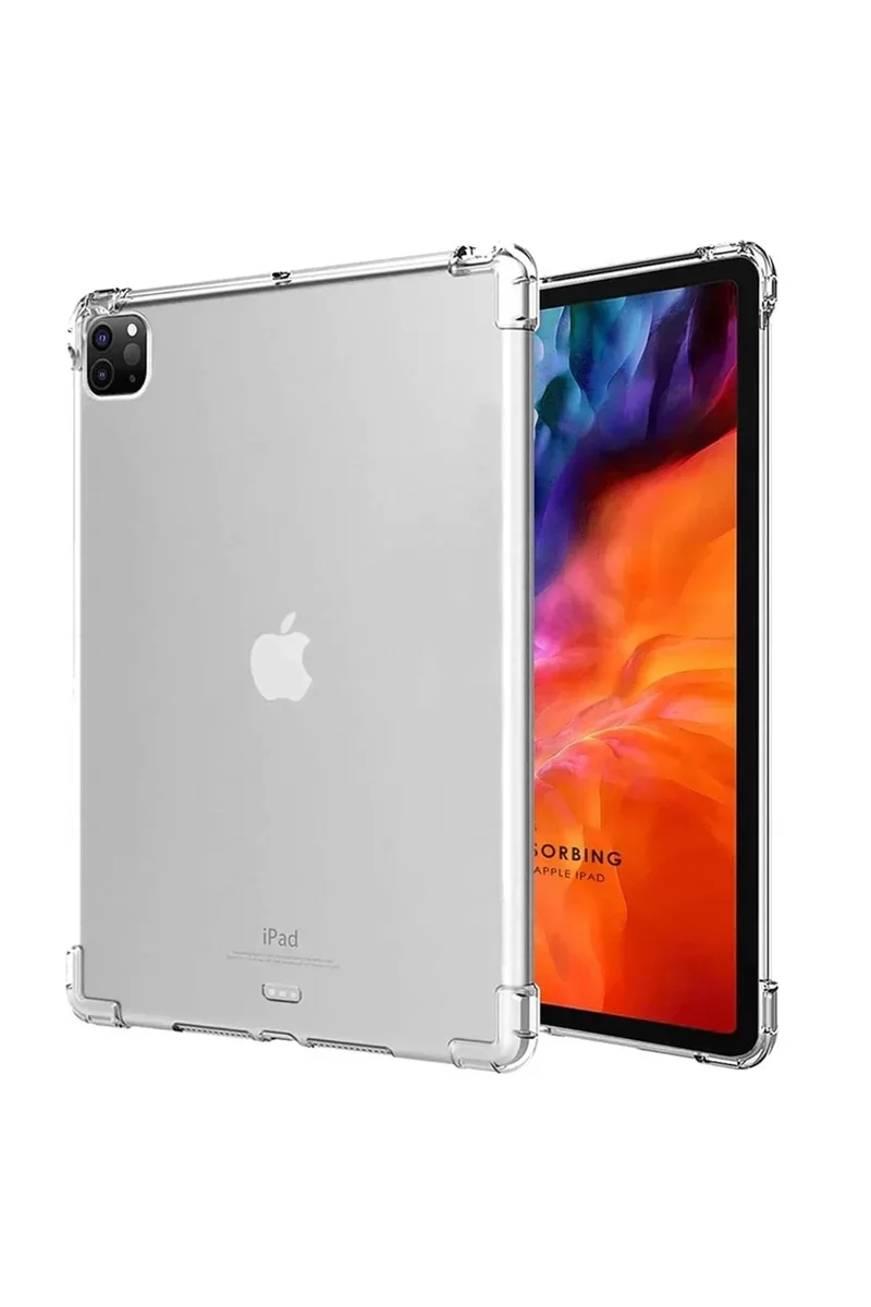 Newface iPad Pro 11 (2018) Kılıf Anti Shock Tablet Silikon - Şeffaf