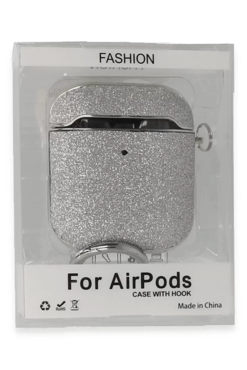 Newface Airpods 2 (2.nesil) Spell Simli Kılıf - Gümüş