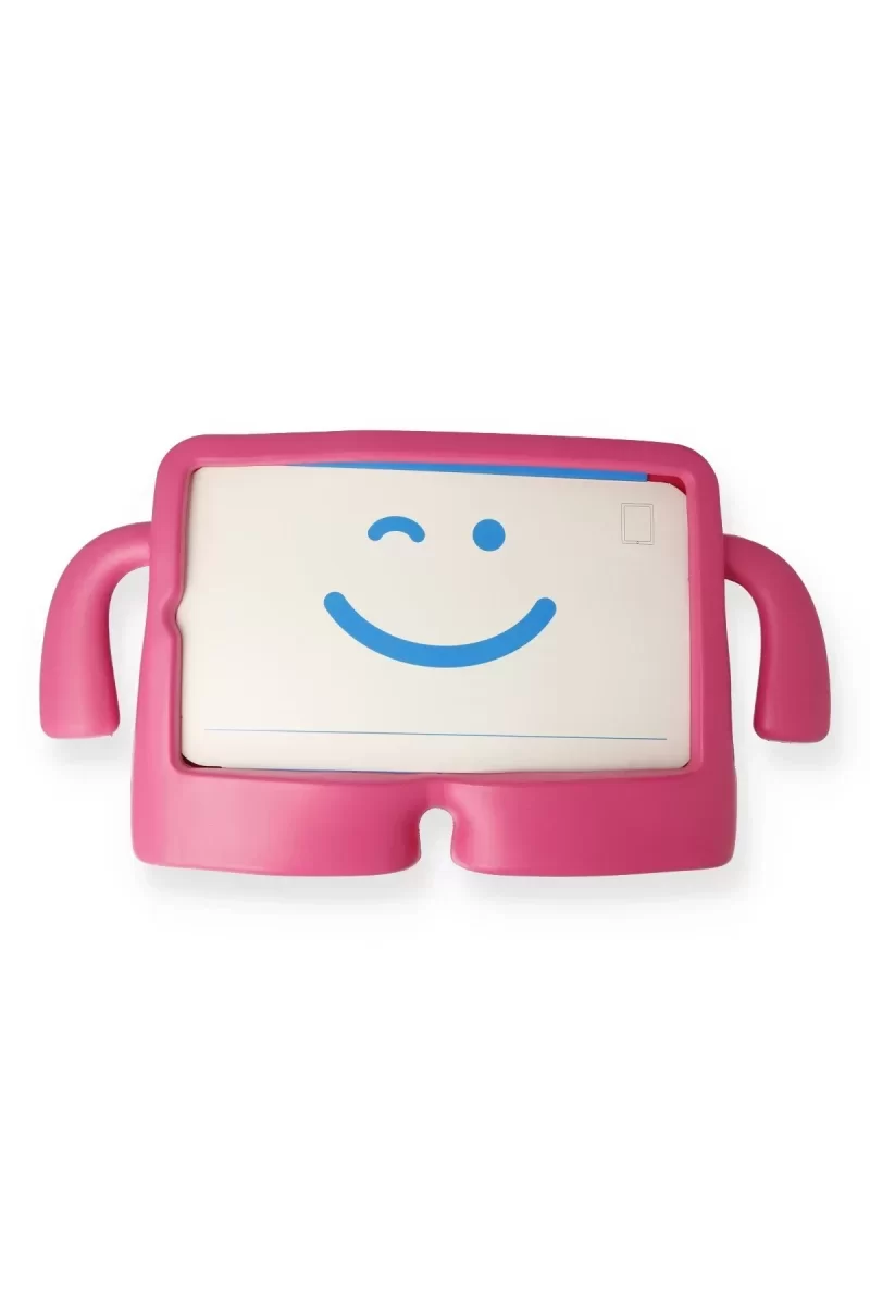 Newface Samsung Galaxy Tab A9 Kılıf Karakter Tablet Silikon - Pembe