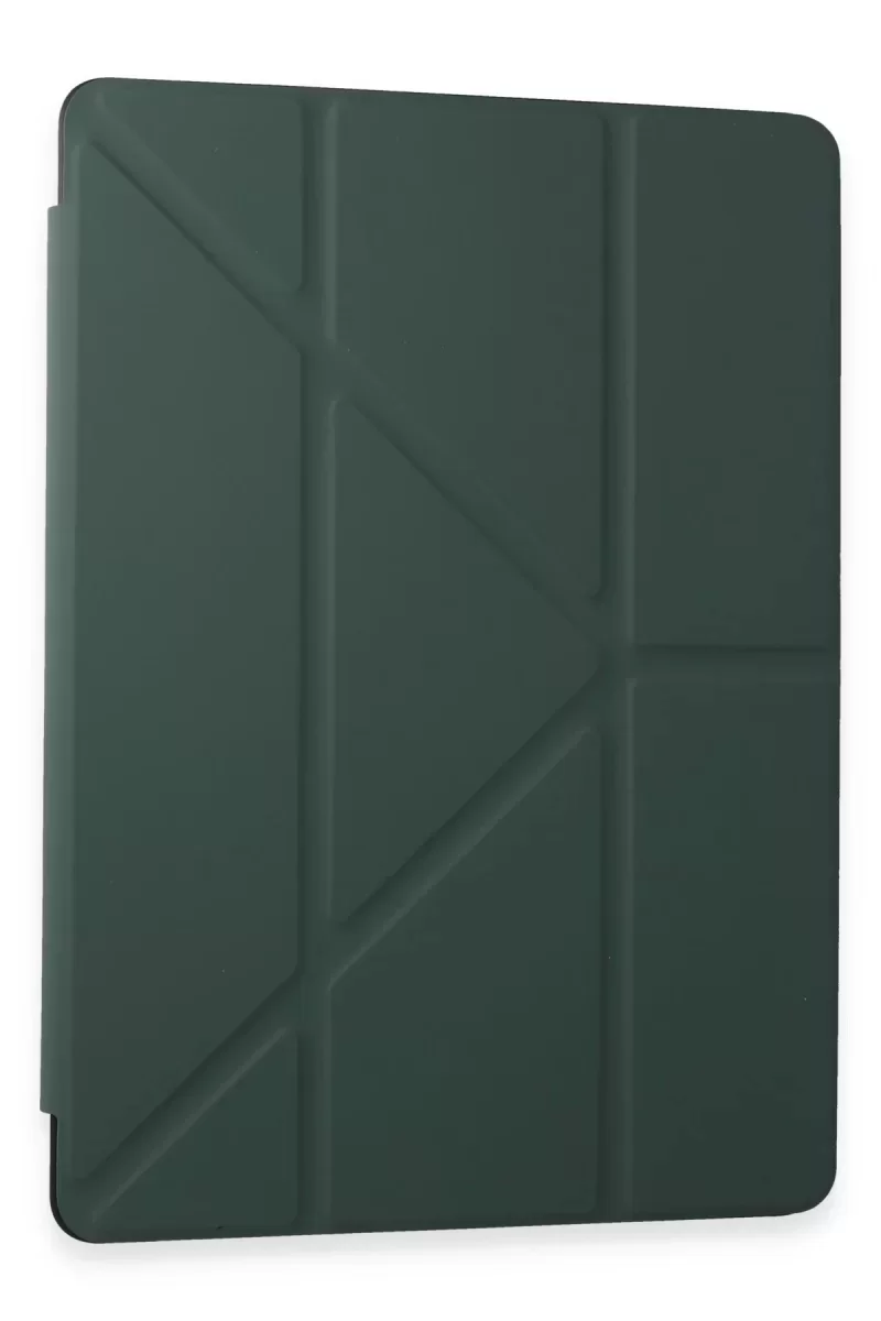 Newface Samsung Galaxy Tab A9 Kılıf Kalemlikli Mars Tablet Kılıfı - Koyu Yeşil