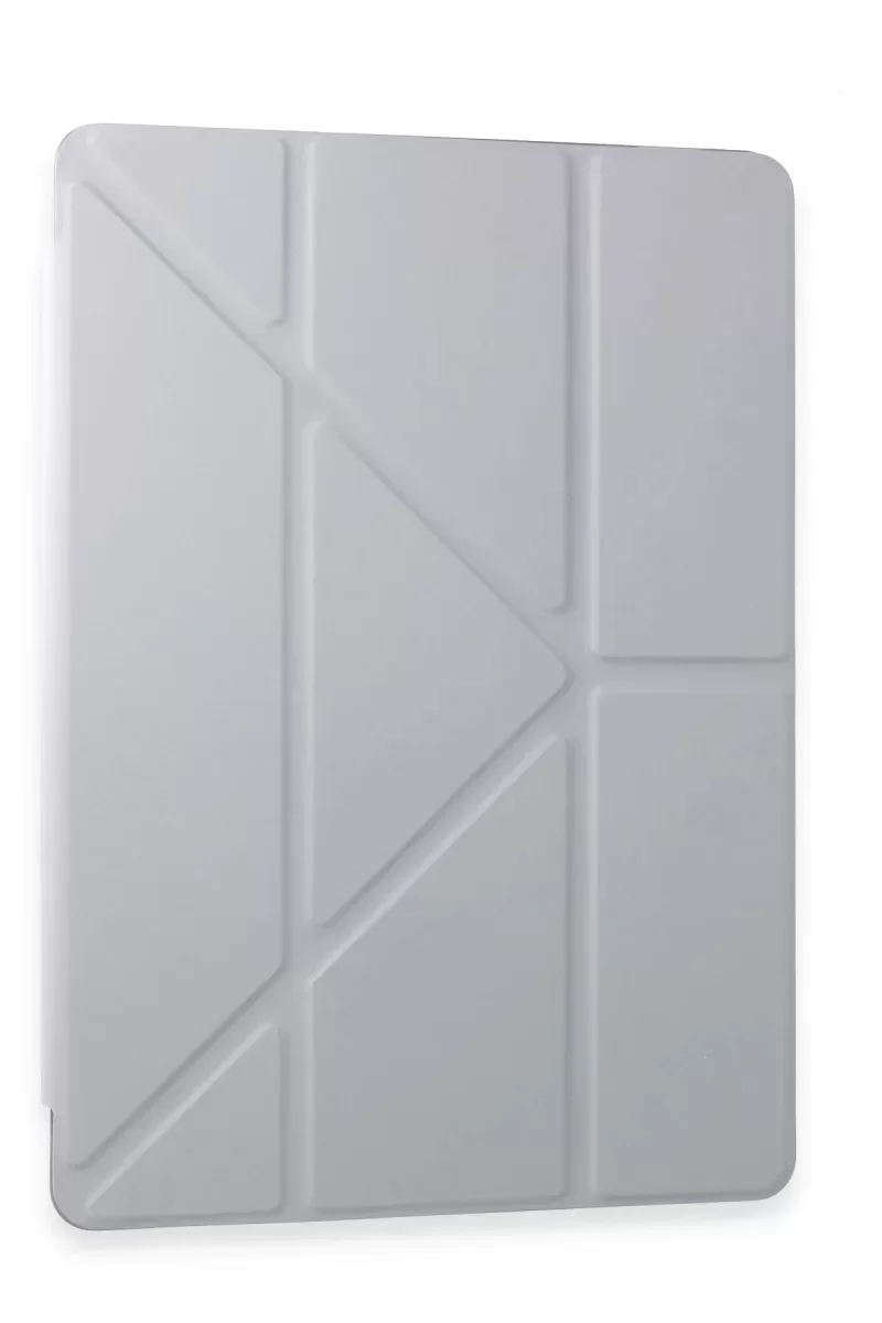 Newface Samsung Galaxy Tab A9 Kılıf Kalemlikli Mars Tablet Kılıfı - Gri
