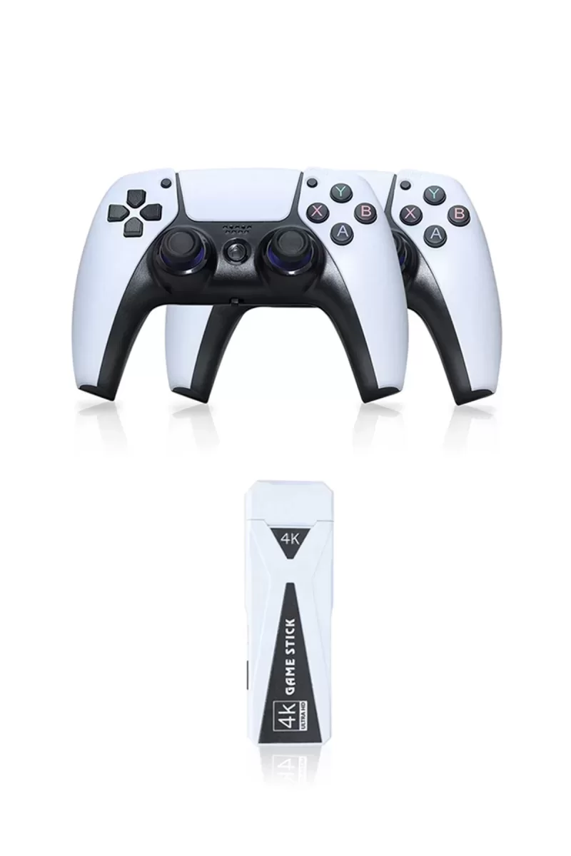 Newface Y5 64GB Android Dual Pad 4K Game Stick - Beyaz