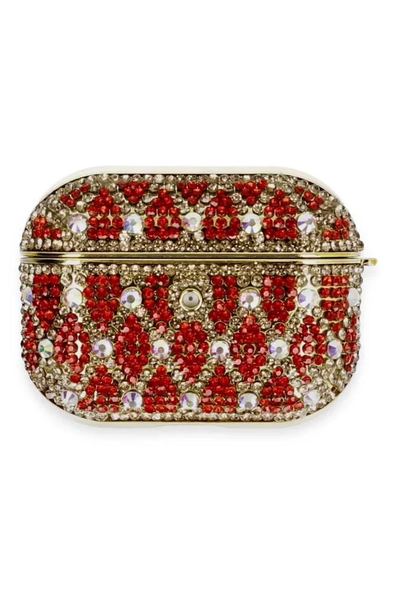 Newface Airpods Pro 2 (2.nesil) Klor Taşlı Kılıf - Desen 1