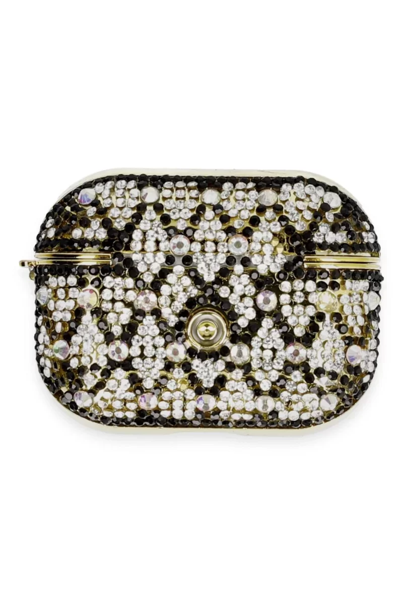 Newface Airpods Pro 2 (2.nesil) Klor Taşlı Kılıf - Desen 2