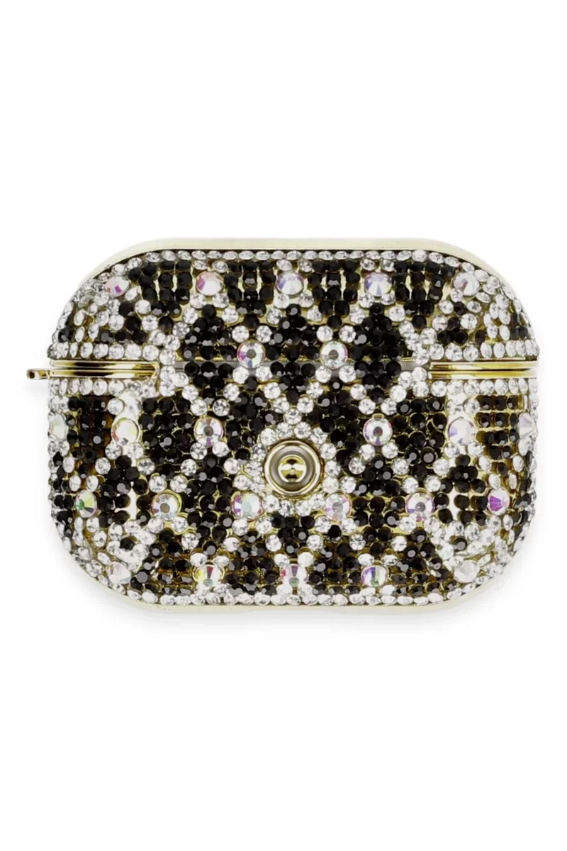 Newface Airpods Pro 2 (2.nesil) Klor Taşlı Kılıf - Desen 3