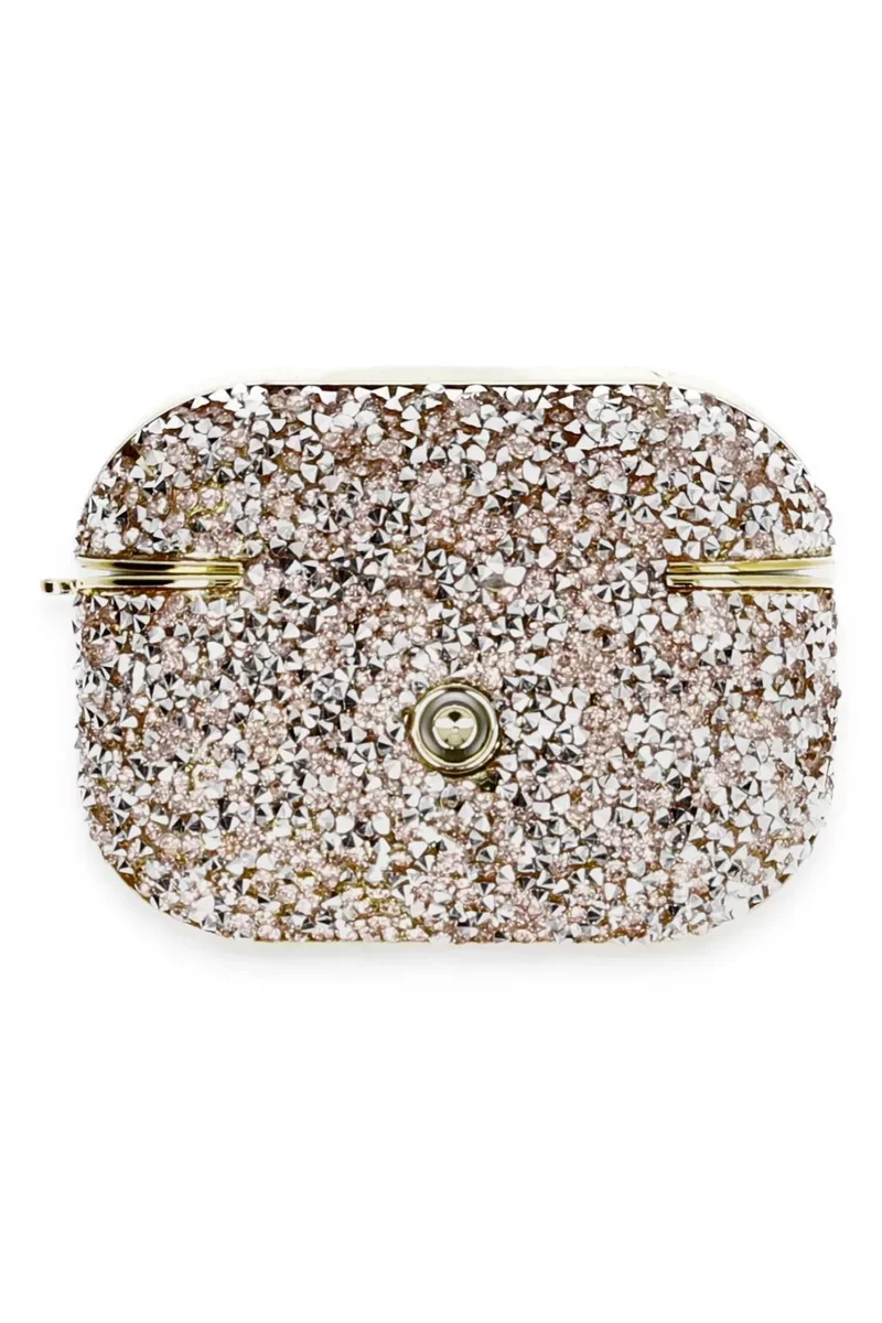 Newface Airpods Pro 2 (2.nesil) Luz Taşlı Kılıf - Pembe