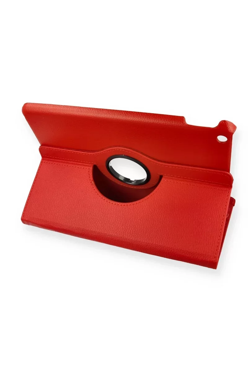 Newface iPad Pro 11 (2024) Kılıf 360 Tablet Deri Kılıf - Kırmızı