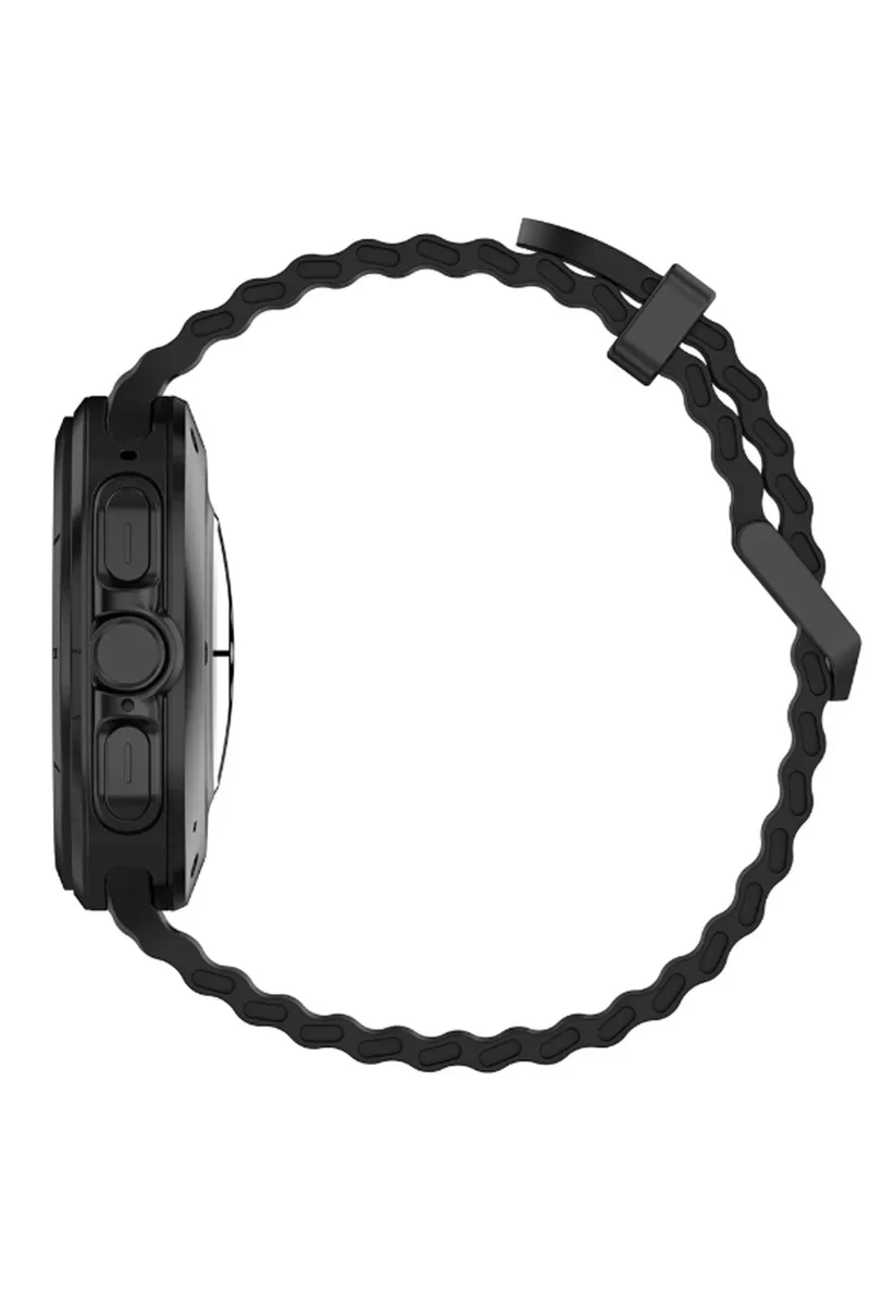 Newface Watch 7 Ultra KR417 Rug Silikon Kordon - Koyu Gri