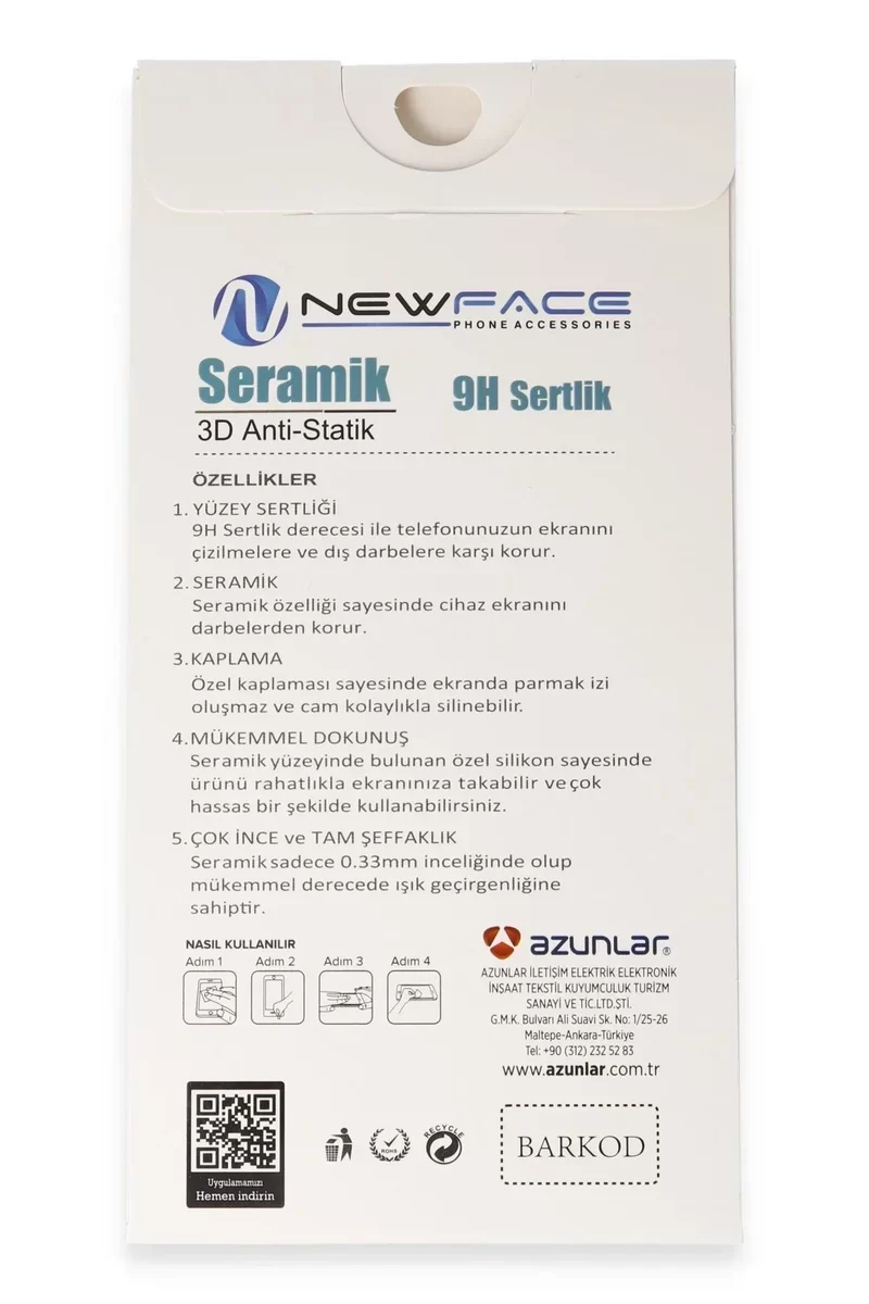 Newface Samsung Galaxy S23 3D Antistatik Seramik Nano Ekran Koruyucu