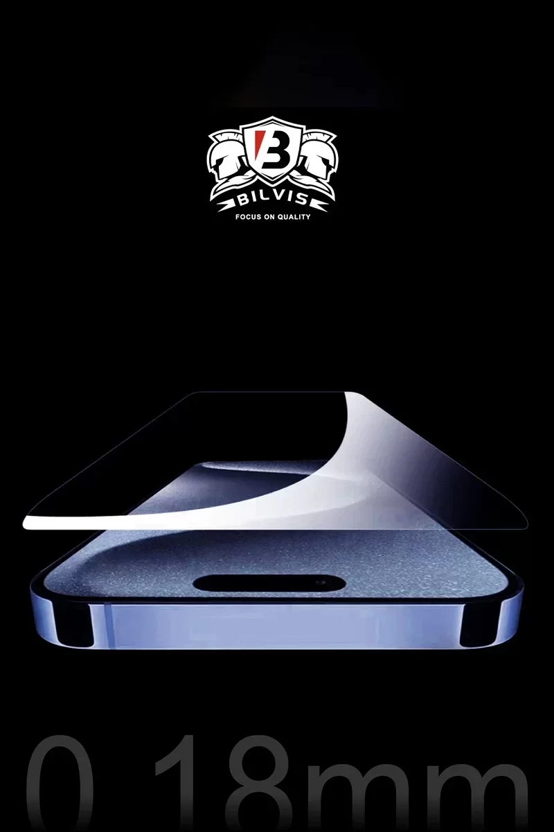 Newface iPhone 15 Pro Max Bilvis 0.18mm Plus Cam Ekran Koruyucu