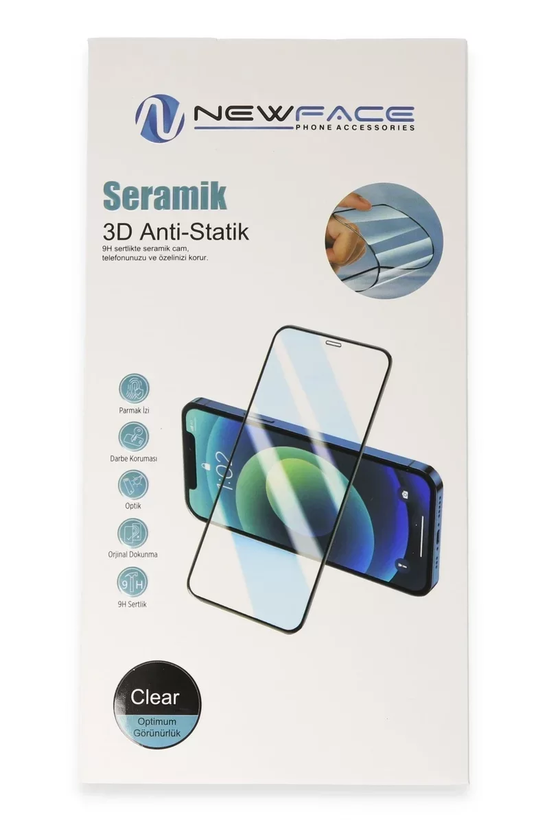 Newface Samsung Galaxy S24 FE 3D Antistatik Seramik Nano Ekran Koruyucu