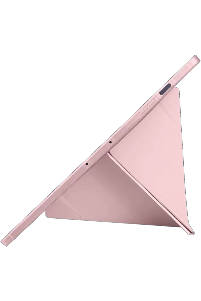 Newface iPad Pro 11 (2024) Kılıf Kalemlikli Hugo Tablet Kılıfı - Rose Gold