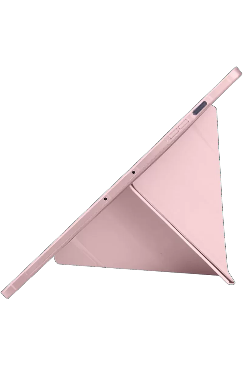 Newface iPad Pro 13 (2024) Kılıf Kalemlikli Hugo Tablet Kılıfı - Rose Gold