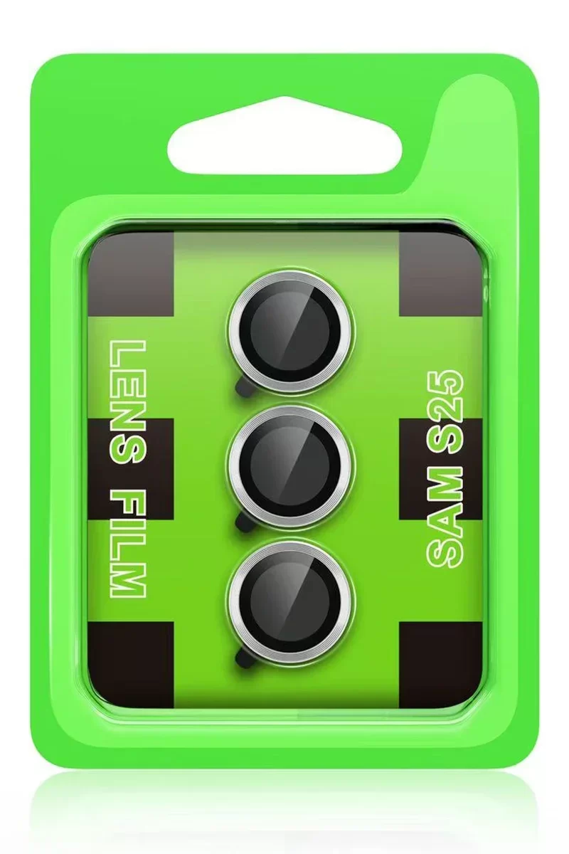 Newface Samsung Galaxy S25 Plus Raze Metal Kamera Lens - Gümüş