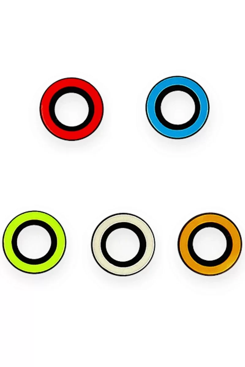 Newface iPhone 13 Pro Max Neon Fosforlu Kamera Lens - Yeşil