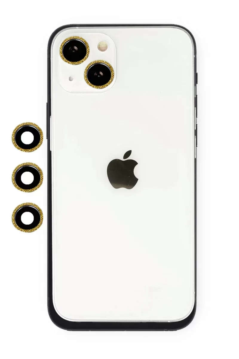 Newface iPhone 14 Shine Kamera Lens - Gold
