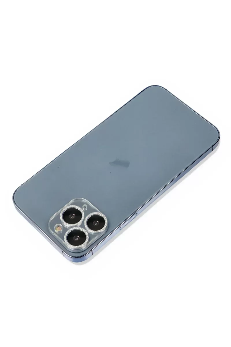 Newface iPhone 11 Pro Shine Kamera Lens Koruma Cam - Gümüş
