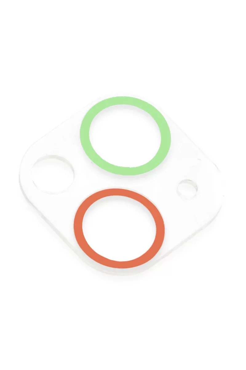 Newface iPhone 13 Renkli Kamera Lens Koruma Cam - Yeşil-Pembe