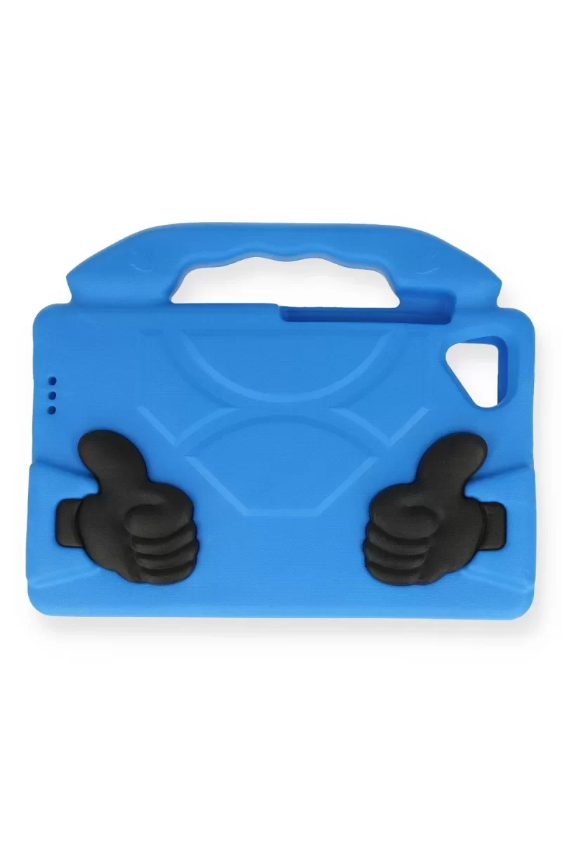 Newface Samsung Galaxy Tab A9 Kılıf Like Stantlı Tablet Silikon - Mavi