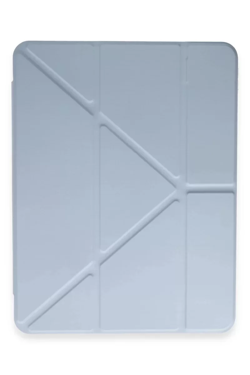 Newface Samsung Galaxy Tab A9 Plus Kılıf Kalemlikli Mars Tablet Kılıfı - Mavi
