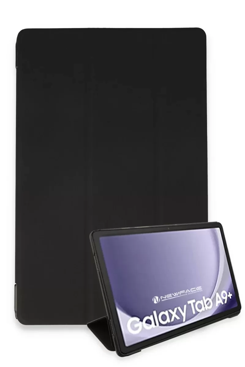 Newface Samsung Galaxy Tab A9 Plus Kılıf Tablet Smart Kılıf - Siyah