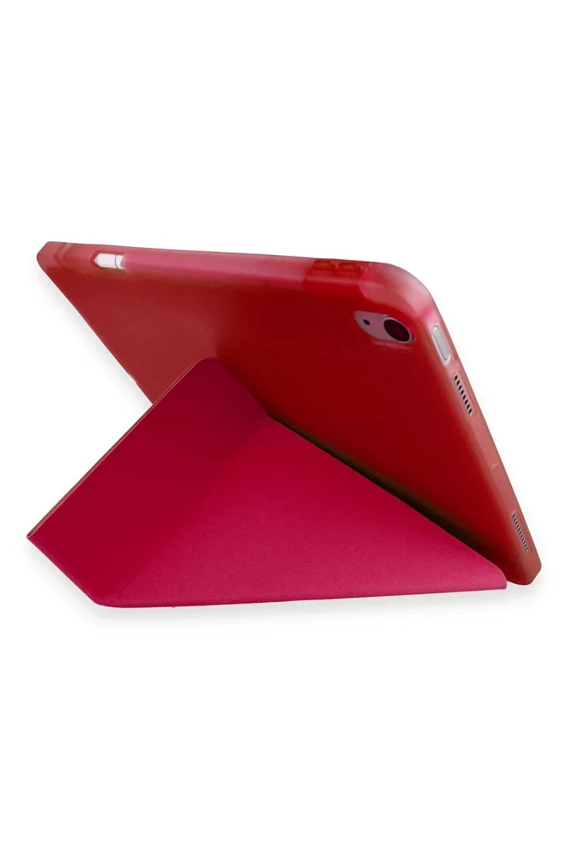 Newface Huawei Honor Pad 9 Kılıf Kalemlikli Mars Tablet Kılıfı - Kırmızı