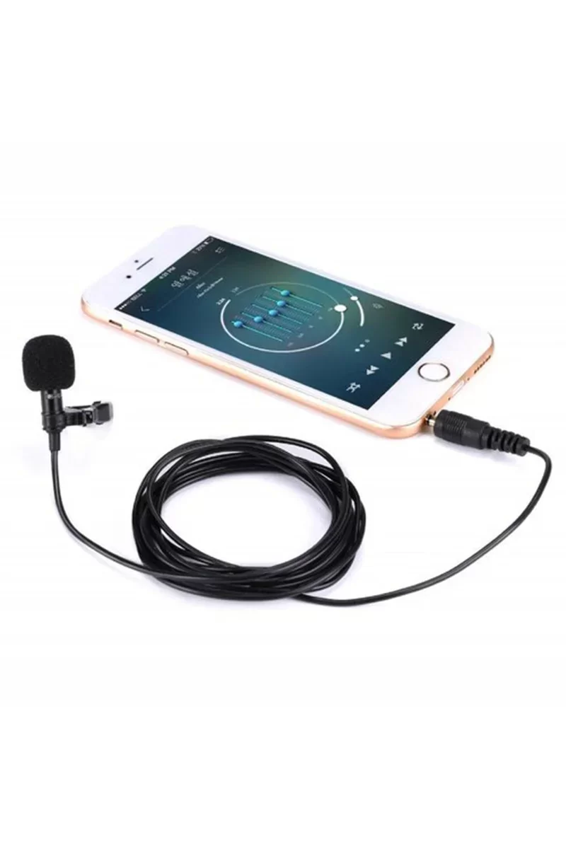 Newface 3.5mm Jak 1.5 Metre Double Mikrofon - Siyah