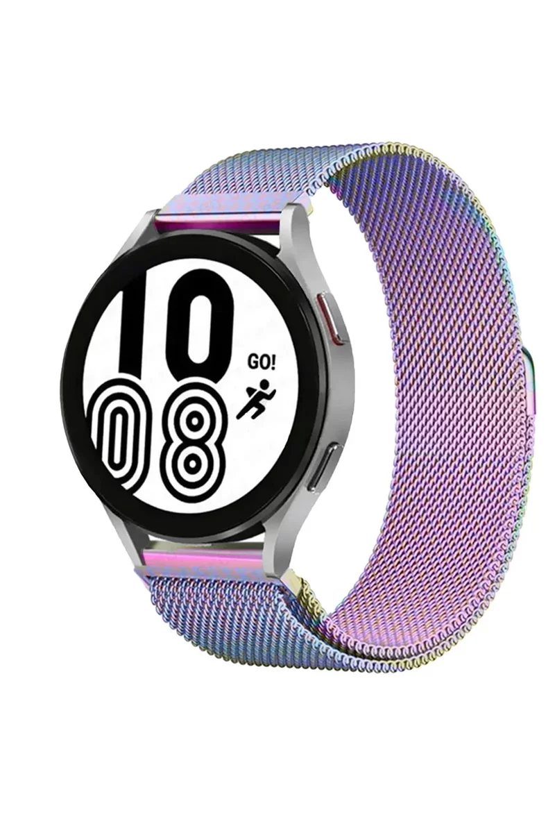 Newface Watch 20mm Metal Mıknatıslı Kordon - Rainbow