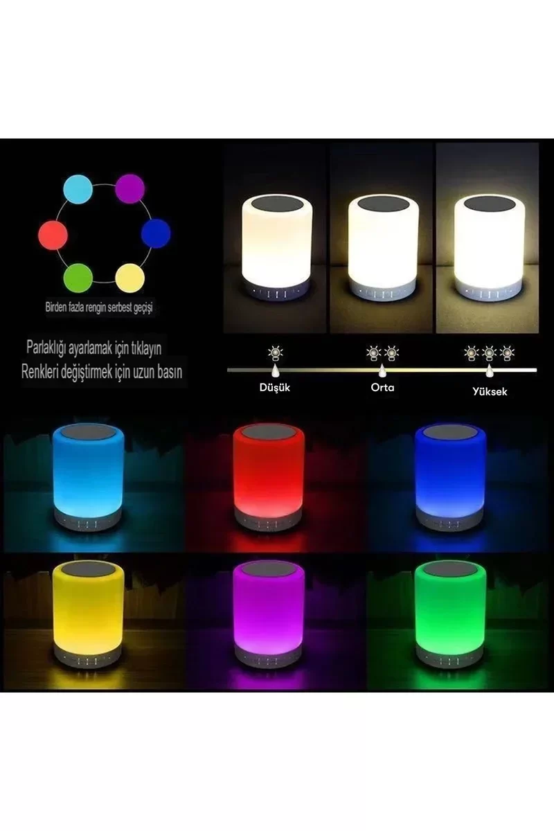 Newface CL-671 Şarjlı Dokunmatik Gece Lambalı Bluetooth Hoparlör