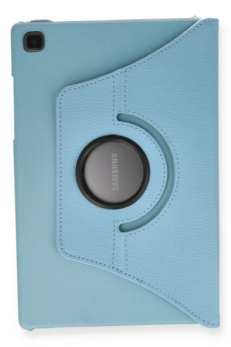 Newface Samsung Galaxy T500 Tab A7 10.4 Kılıf 360 Tablet Deri Kılıf - Turkuaz