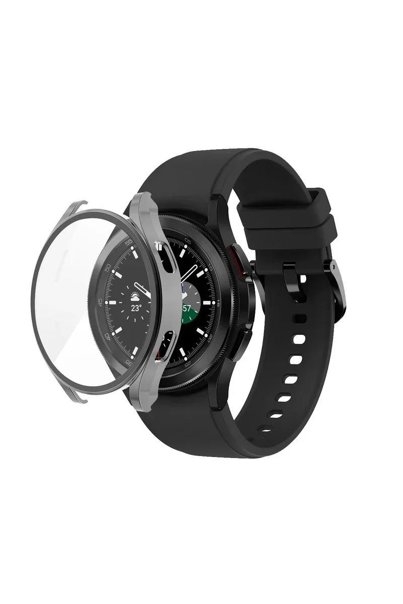 Newface Watch 5 44mm Wall Camlı Kasa Ekran Koruyucu - Uzay Grisi