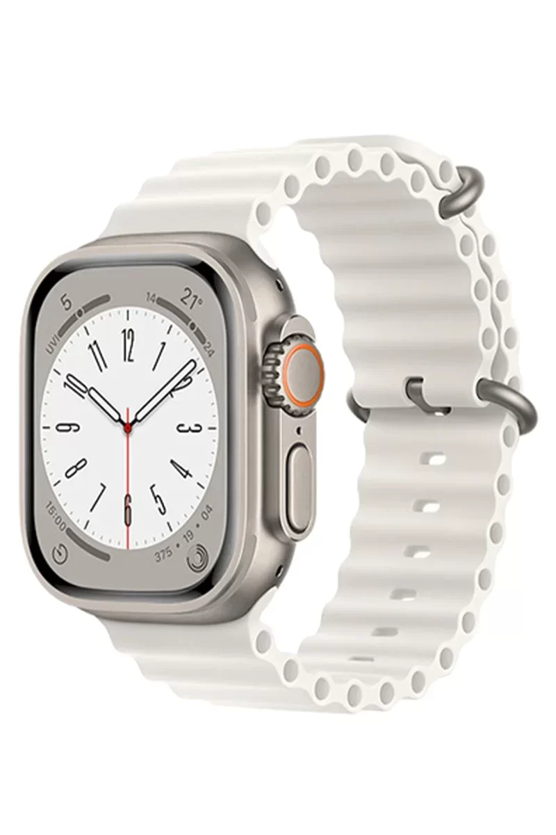 Newface Apple Watch 42mm Ocean Kordon - Beyaz