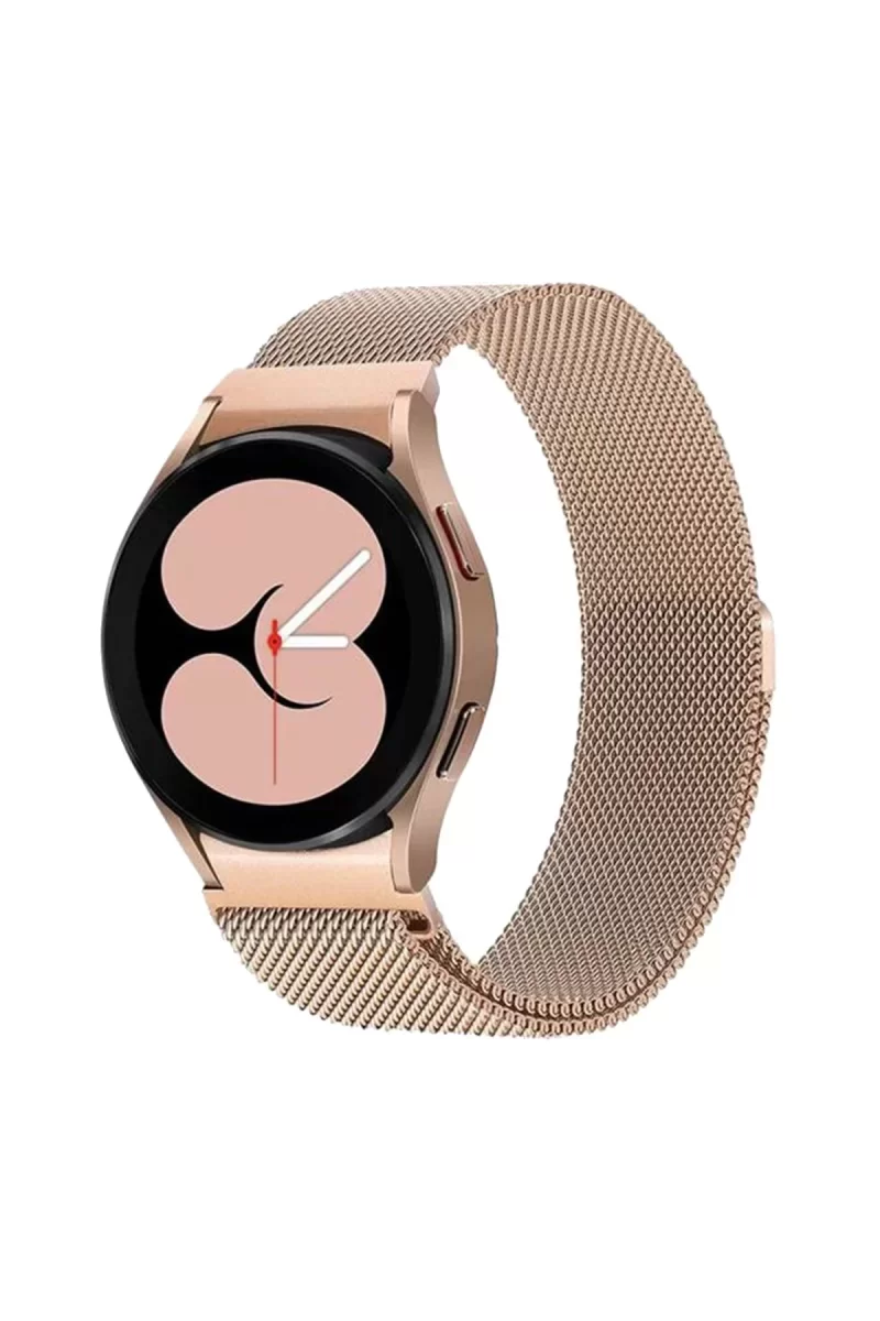 Newface Samsung Galaxy Watch 4 Metal Mıknatıslı Kordon - Gold