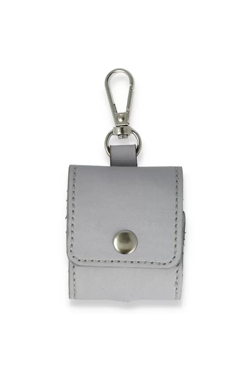 Newface Airpods 2 (2.nesil) Askılı Kılıf - Gri