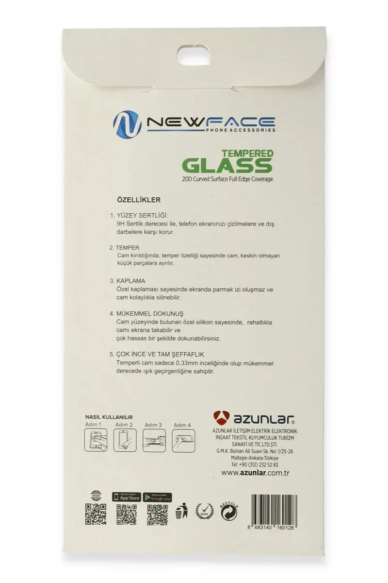 Newface Samsung Galaxy A34 5G 20D Premium Cam Ekran Koruyucu